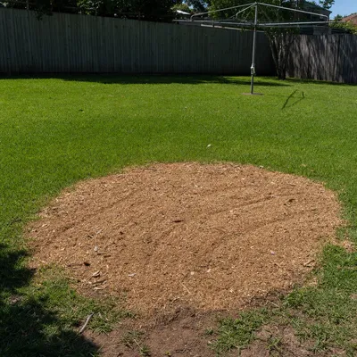 Chips and mulch on site, Monbulk